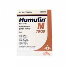 Humulin M 70/30 (Cart) Eli Lilly